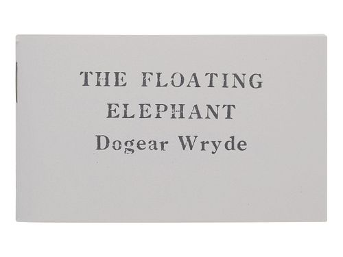 GOREY, Edward (1925-2000). The Dancing Rock. -- The Floating Elephant. N.p.: n.p., 1993.  