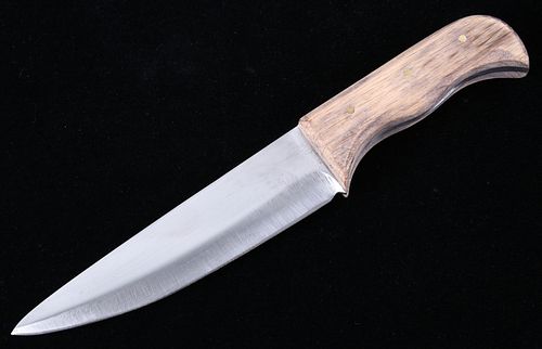 Hand Forged Montana Drop Point Knife & Sheath