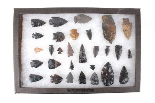 Transitional Paleo Period Point Framed Collection