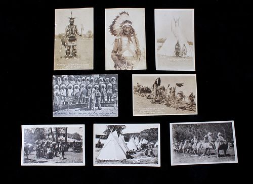 Real Photo Postcards, Native American c. 1900's