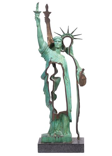 Arman Bronze 'Statue of Liberty' Sculpture
