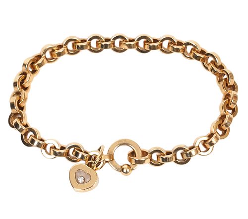 Chopard 'Happy Diamond' Bracelet 18K Gold