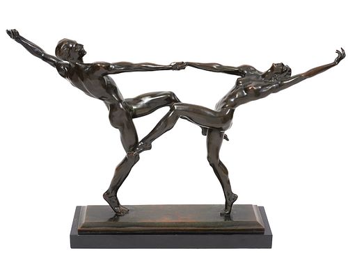 Harriet Whitney Frishmuth 'The Dancers' Bronze