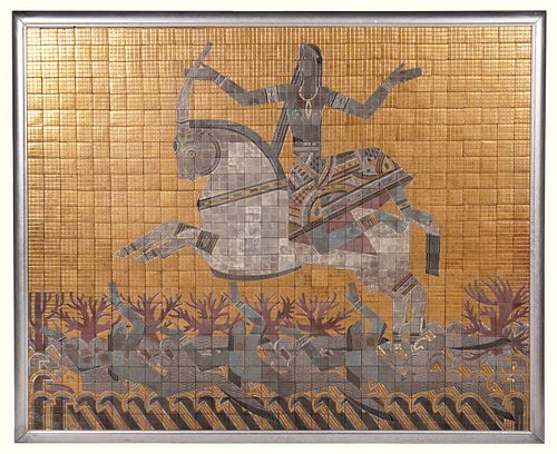 Valentin Shabaeff Egyptian Motif Mosaic