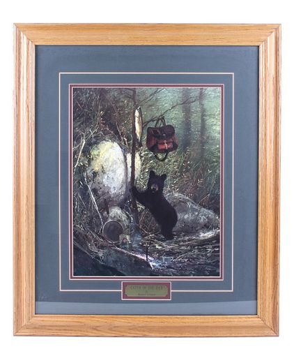 "Catch of the Day" Michael Coleman Framed Print