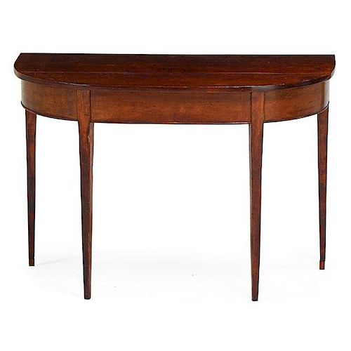FEDERAL STYLE MAHOGANY CONSOLE
