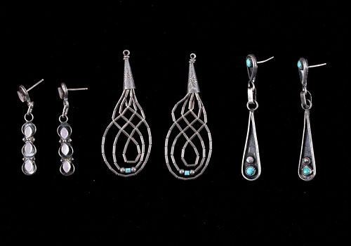 Navajo Sterling Silver Dangle Earring Collection