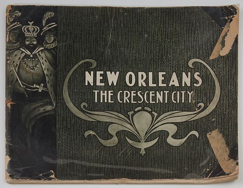 Frank S. Thayer, "New Orleans- The Crescent City from Late Photographs," 1901, book of photographic prints, softcover.