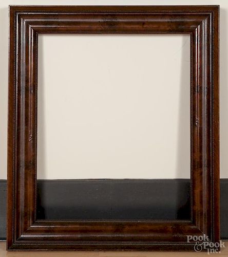 Victorian mahogany frames, 19th c., 44 1/4'' x 38 1/4'' and 35 1/4'' x 29 1/4''.