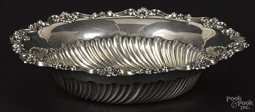 J. E. Caldwell sterling silver bowl, 2'' h., 10'' dia., 10.5 ozt.