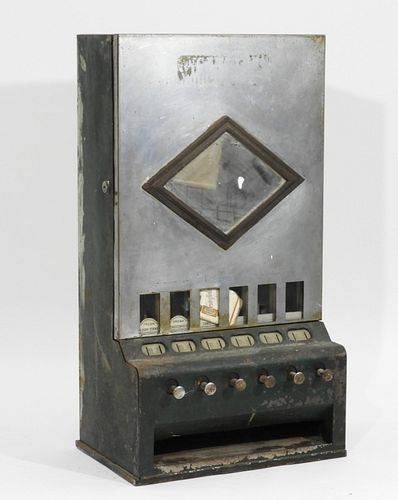 American Art Deco Cigarette Machine Dispenser