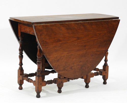 C.1720 Boston Maple William and Mary Gateleg Table