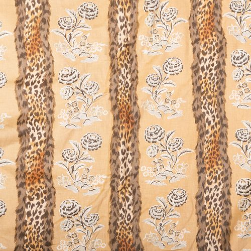 Set of Curtains in Clarence House 'L'Africaine' Fabric