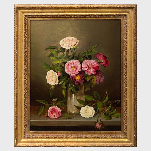 Eduard Klieber (1803-1879): Still Life with Flowers