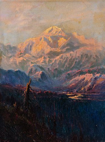 Sydney Laurence (1865–1940): Sunrise, Mt McKinley