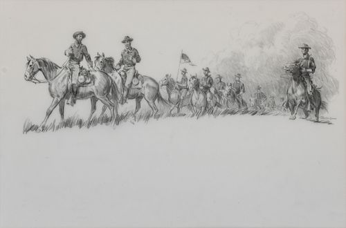 William Reusswig (1902-1978): Garrison on the Move; Ready the Arms