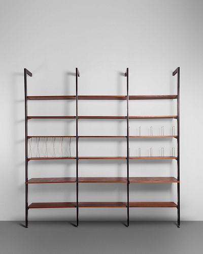 George Nelson and Associates 
(American, 1908-1986)
Three-Bay CSS Wall Unit, Herman Miller, USA