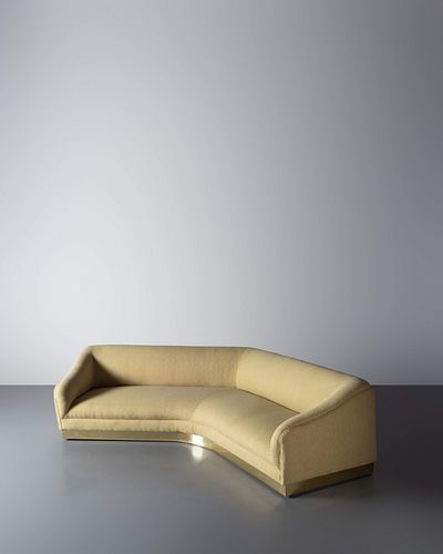 Vladimir Kagan
(German-American, 1927-2016)
Wide Angle Sofa, model 506, Vladimir Kagan Designs Inc., USA