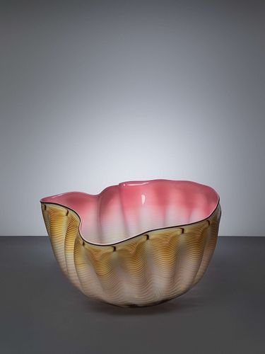 Dale Chihuly
(American, b. 1941)
Pink and Gold Seaform, c. 1994