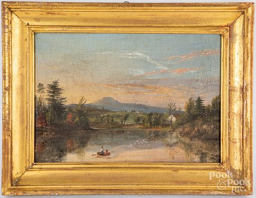 William McMaster oil on canvas landscape