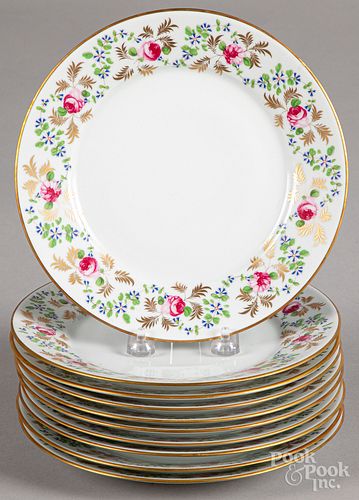 Ten Limoges plates for Tiffany & Co.