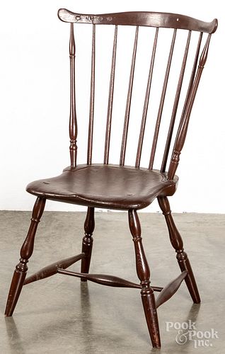 Fanback Windsor chair, ca. 1800.