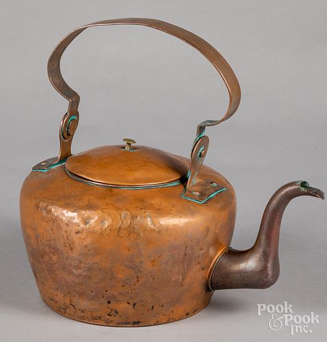 Lancaster, Pennsylvania copper kettle, 19th c.