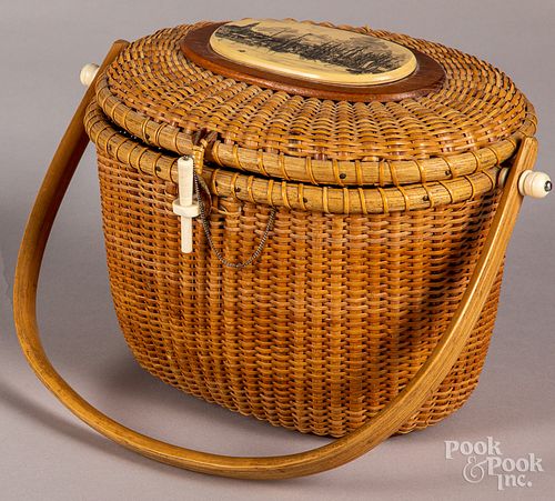 Nantucket basket purse, by Barlow