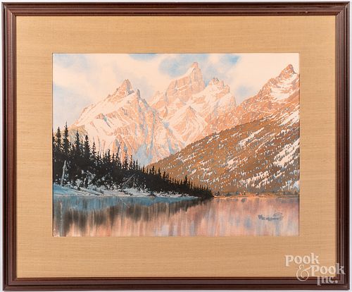 Roy Kerswill watercolor western landscape