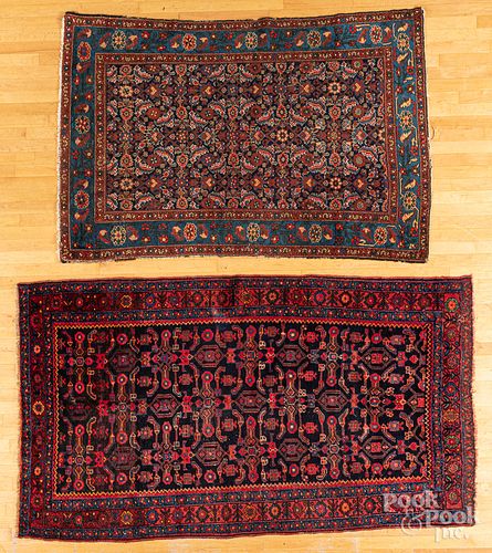 Two Hamadan carpets, ca. 1930