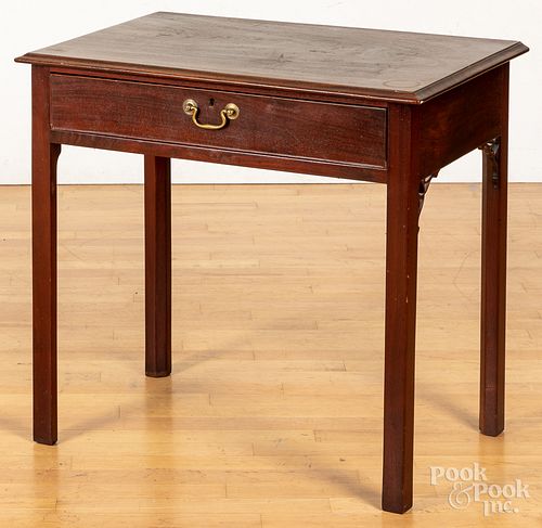 George III mahogany work table, late 18th c.