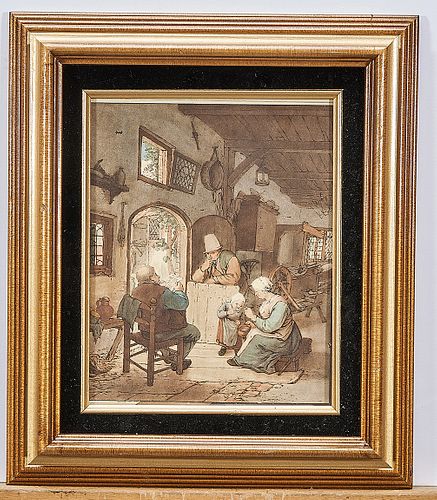 Etching by Cornelis (Jacob C.) Ploos van Amstel (Dutch 1726-1798)