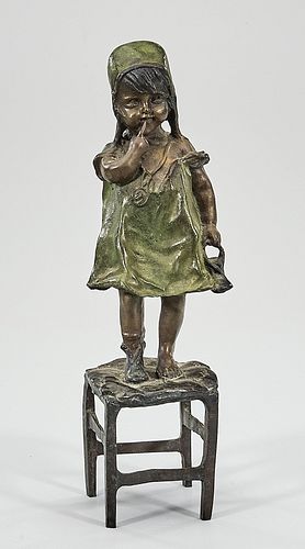 Bronze Figure of a Child