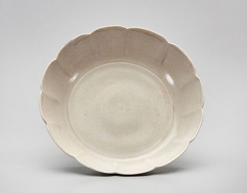 Chinese Ding-Style Porcelain Dish