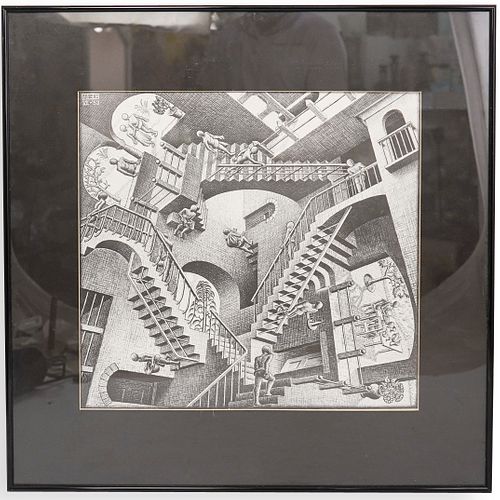 M.C. Escher (1898-1972) "Relativity" Offset Lithograph