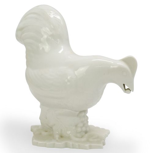 Herend White Porcelain Rooster