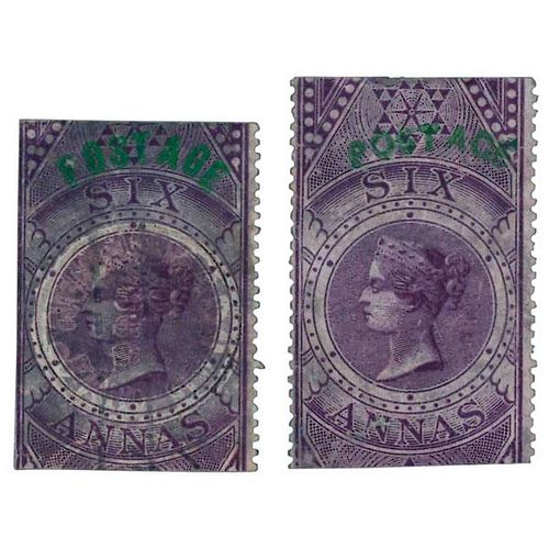 STAMPS OF INDIA CROWN COLONY/EARLY EMPIRE