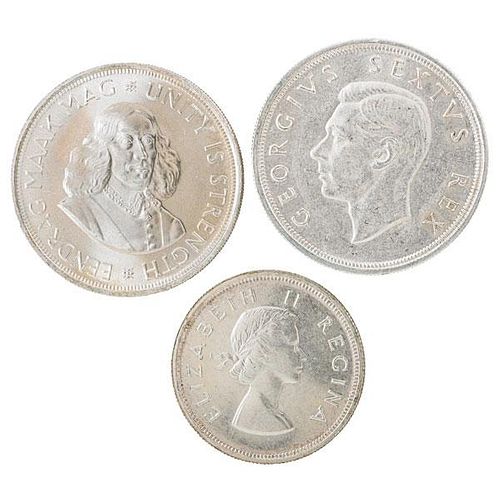 COINS OF SOUTH AFRICA AND WEST AFRICA