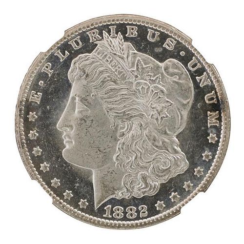 U.S. 1882-CC MORGAN SILVER $1.00 COIN