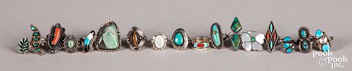 Group of Native American Indian jewelry