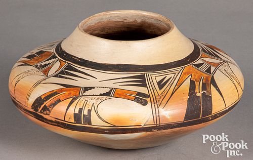 Hopi Indian pottery polychrome jar