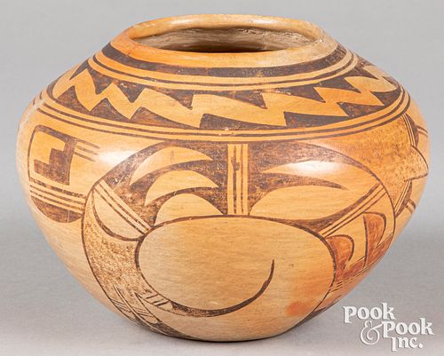 Hopi Indian pottery olla, early 20th c.
