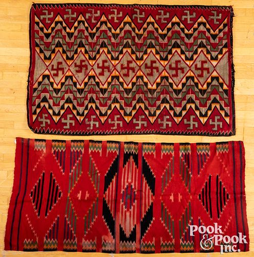 Two vintage Native American Indian textiles
