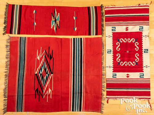 Three southwest themed textiles