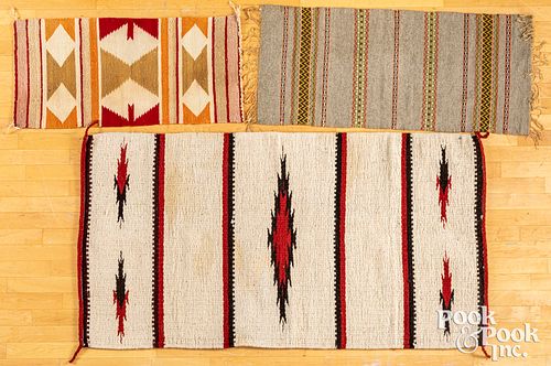 Three Southwestern themed textiles