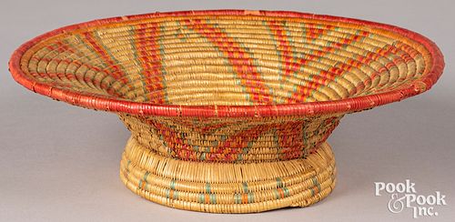 Southwestern Native American Indian footed basket