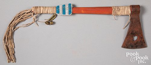 Mandan style, Upper Missouri Indian pole tomahawk