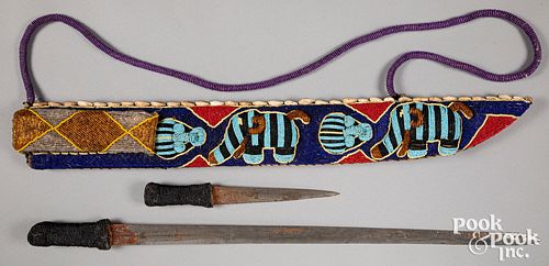 African Yoruba ceremonial sword and dagger