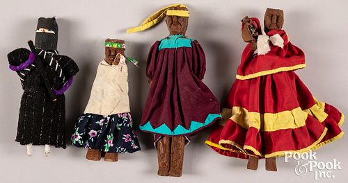 Three Tarahumara dolls