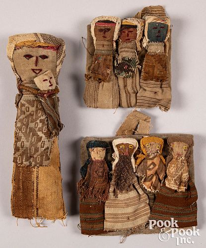 Pre-Columbian style Ecuadorian Chancay dolls